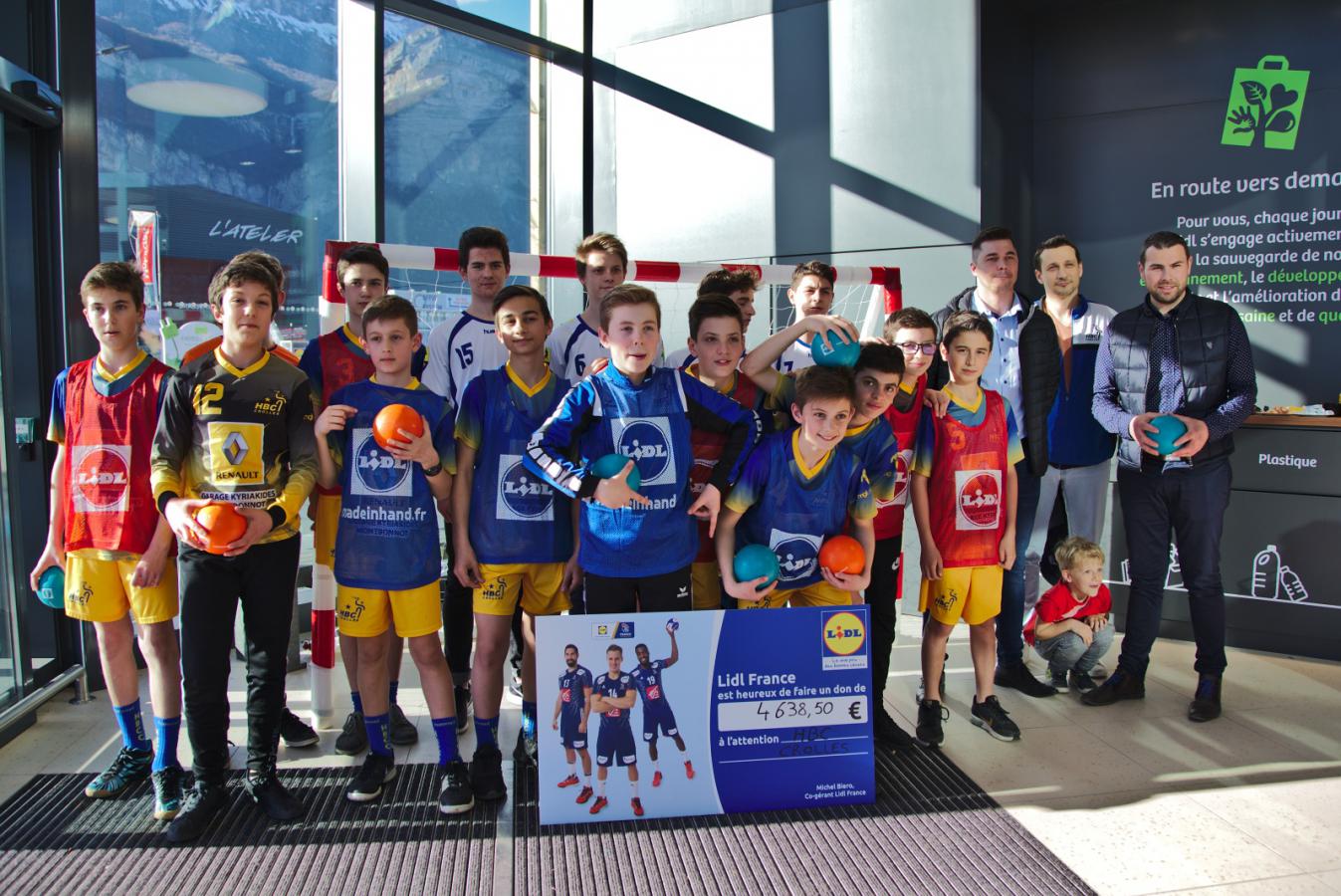 REMISE du CHEQUE de LIDL