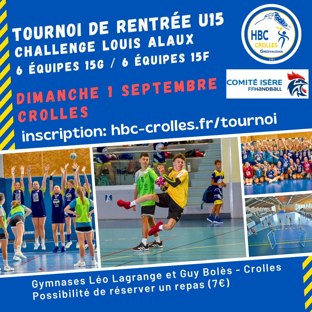 Handball tournoi U15 - Challenge Louis Alaux