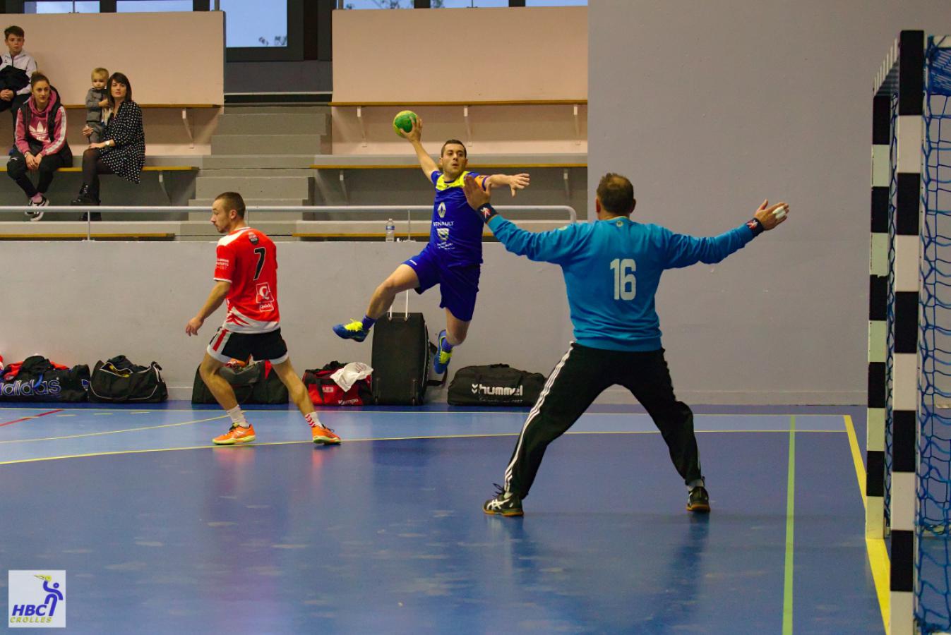 01/12/2019  HBC Crolles SM1 vs. Annecy Handball, Isère, Grésivaudan, Prénationale