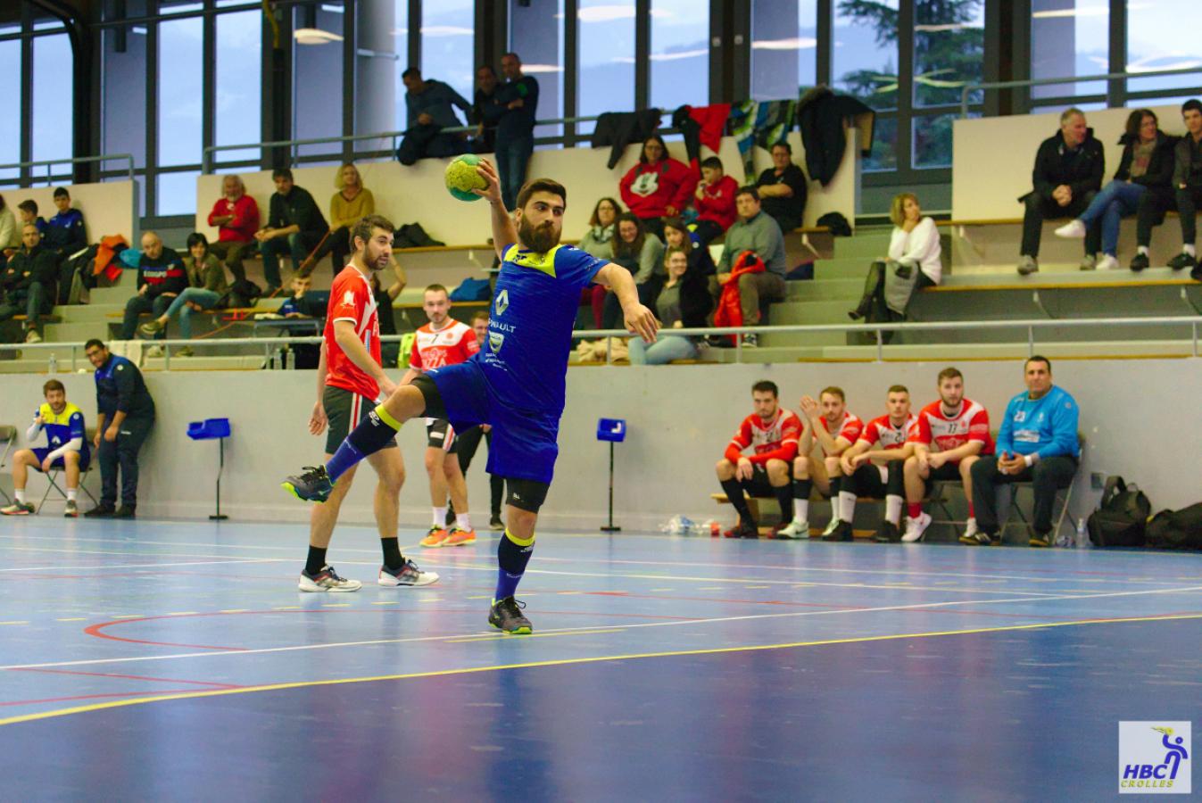 01/12/2019  HBC Crolles SM1 vs. Annecy Handball, Isère, Grésivaudan, Prénationale