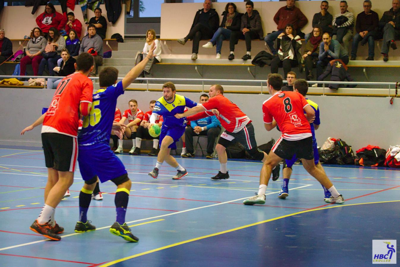 01/12/2019  HBC Crolles SM1 vs. Annecy Handball, Isère, Grésivaudan, Prénationale