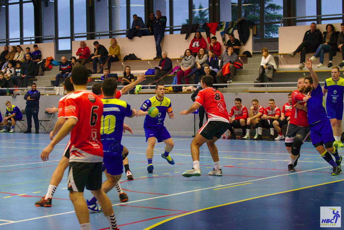 01/12/2019  HBC Crolles SM1 vs. Annecy Handball, Isère, Grésivaudan, Prénationale