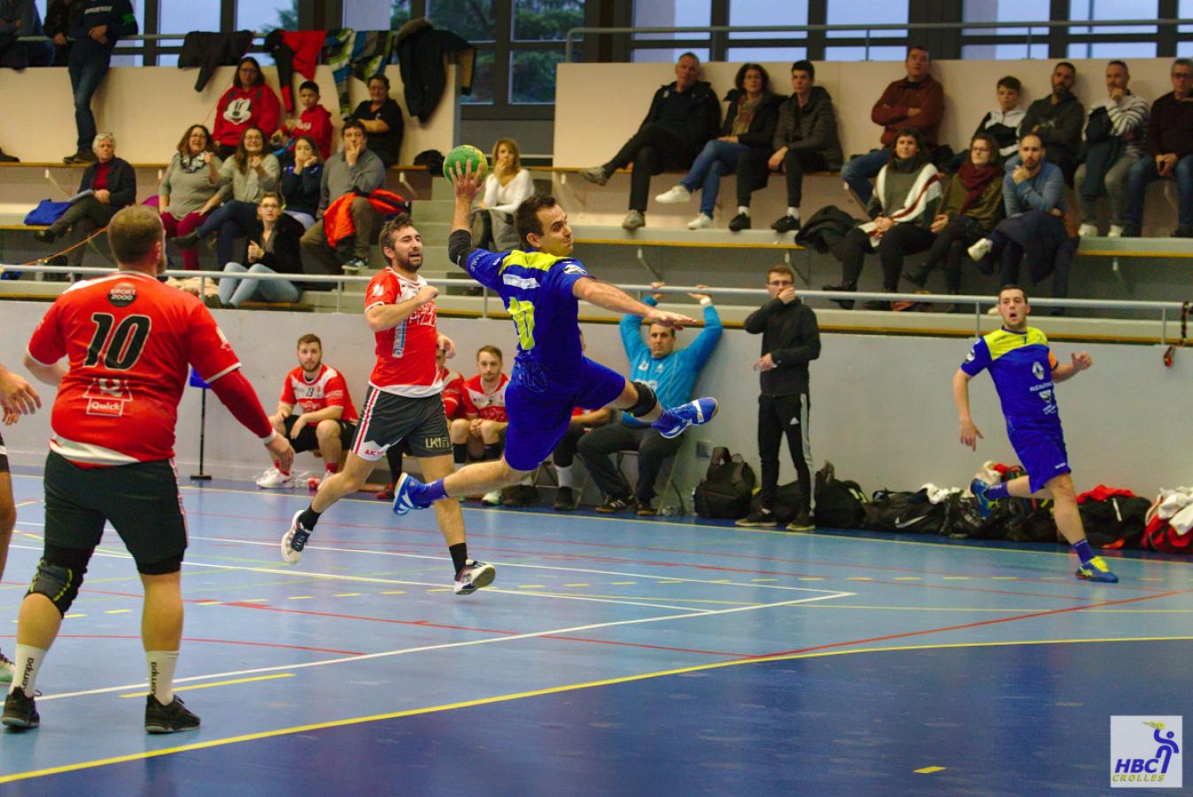 01/12/2019  HBC Crolles SM1 vs. Annecy Handball, Isère, Grésivaudan, Prénationale
