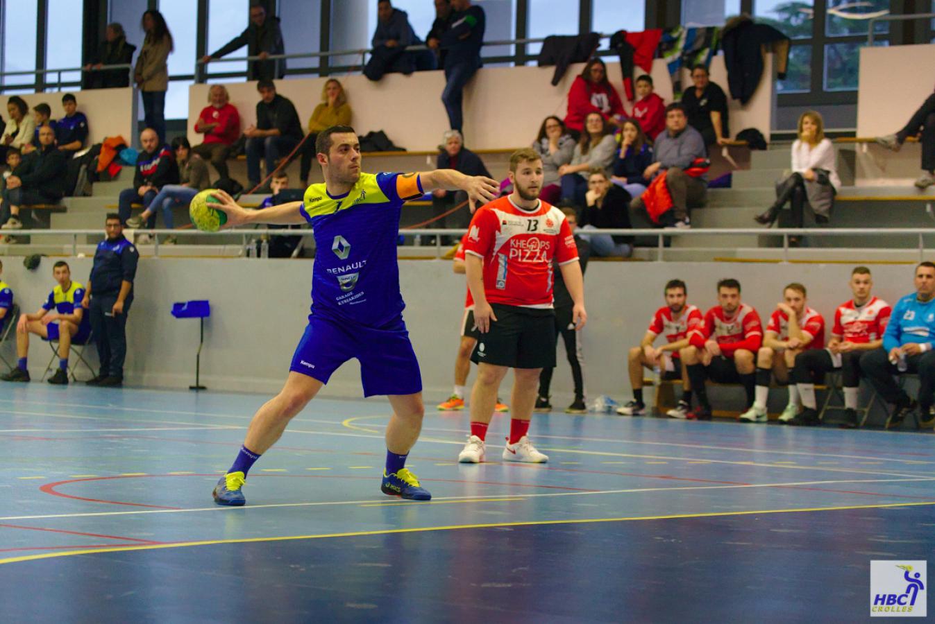 01/12/2019  HBC Crolles SM1 vs. Annecy Handball, Isère, Grésivaudan, Prénationale