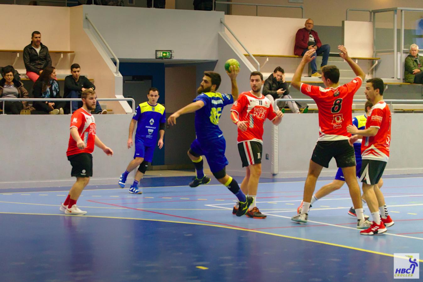 01/12/2019  HBC Crolles SM1 vs. Annecy Handball, Isère, Grésivaudan, Prénationale