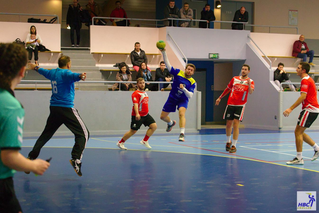 01/12/2019  HBC Crolles SM1 vs. Annecy Handball, Isère, Grésivaudan, Prénationale