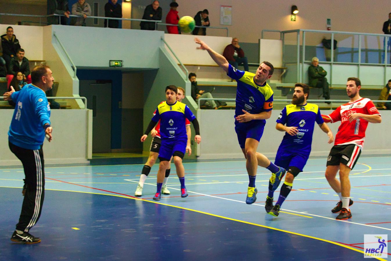 01/12/2019  HBC Crolles SM1 vs. Annecy Handball, Isère, Grésivaudan, Prénationale