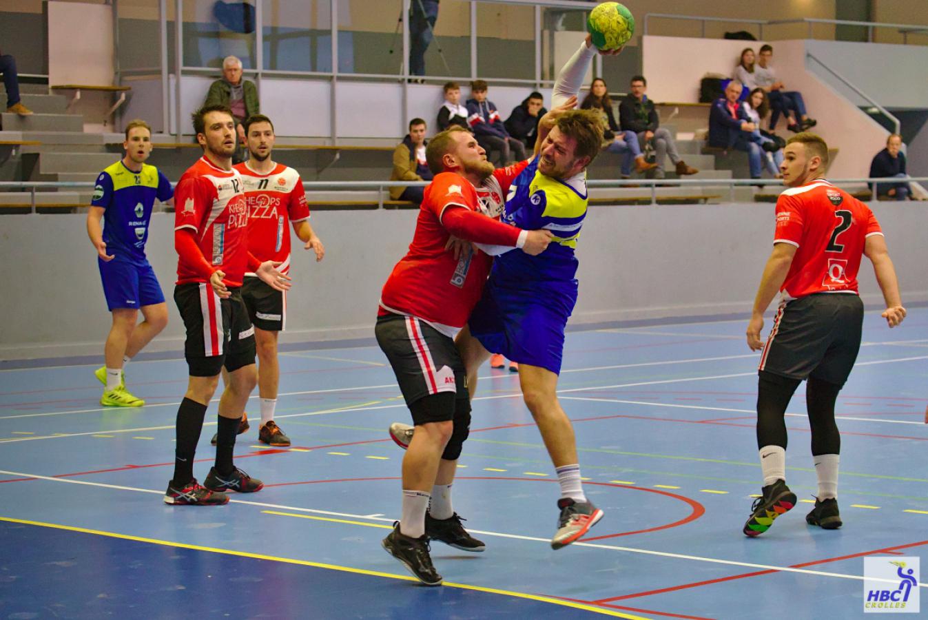 01/12/2019  HBC Crolles SM1 vs. Annecy Handball, Isère, Grésivaudan, Prénationale