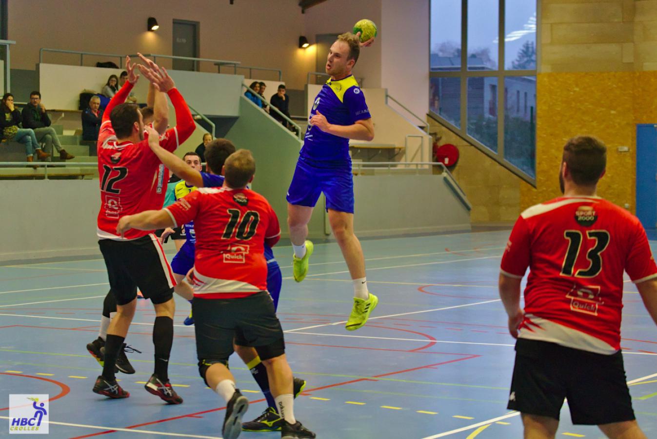 01/12/2019  HBC Crolles SM1 vs. Annecy Handball, Isère, Grésivaudan, Prénationale