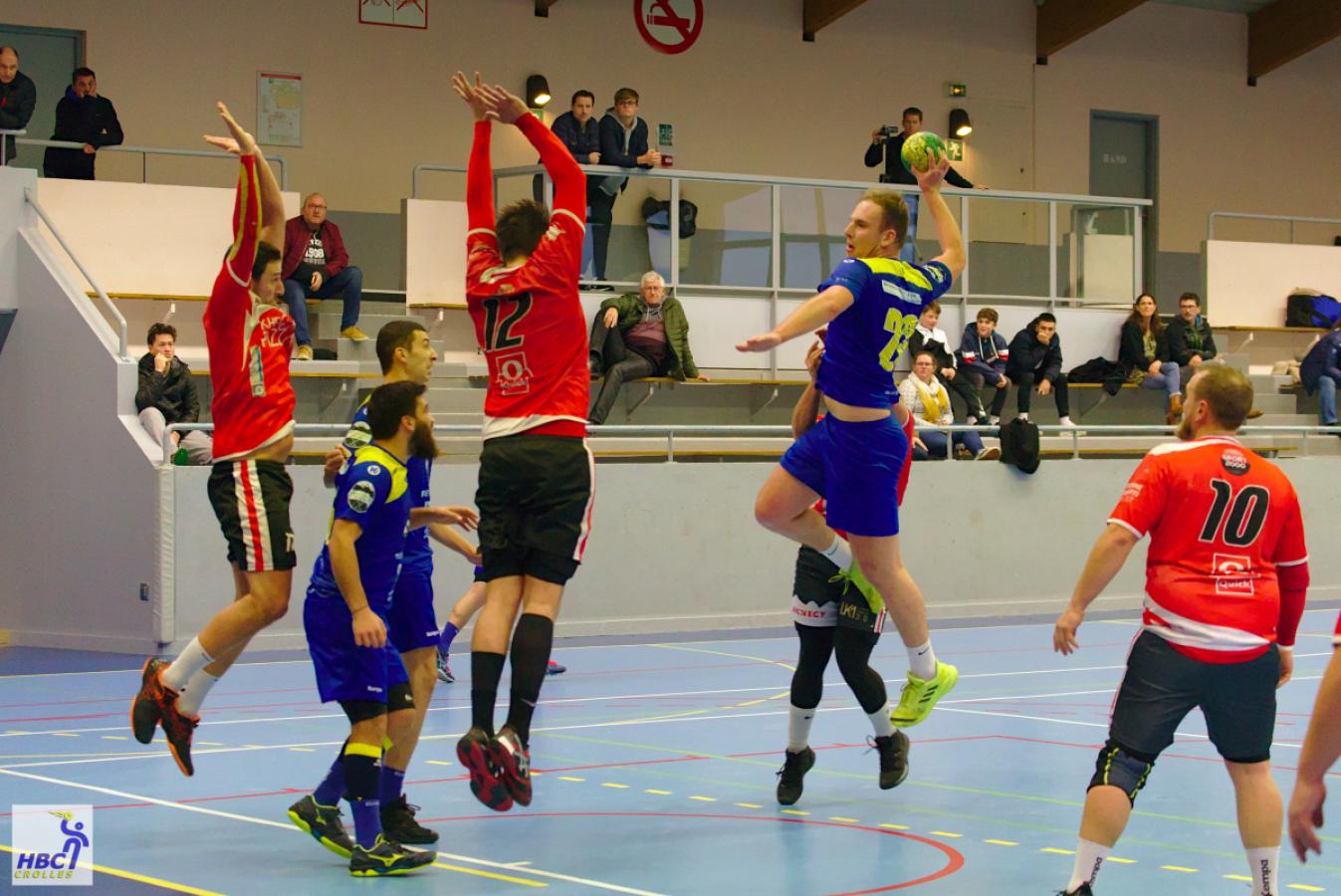 01/12/2019  HBC Crolles SM1 vs. Annecy Handball, Isère, Grésivaudan, Prénationale