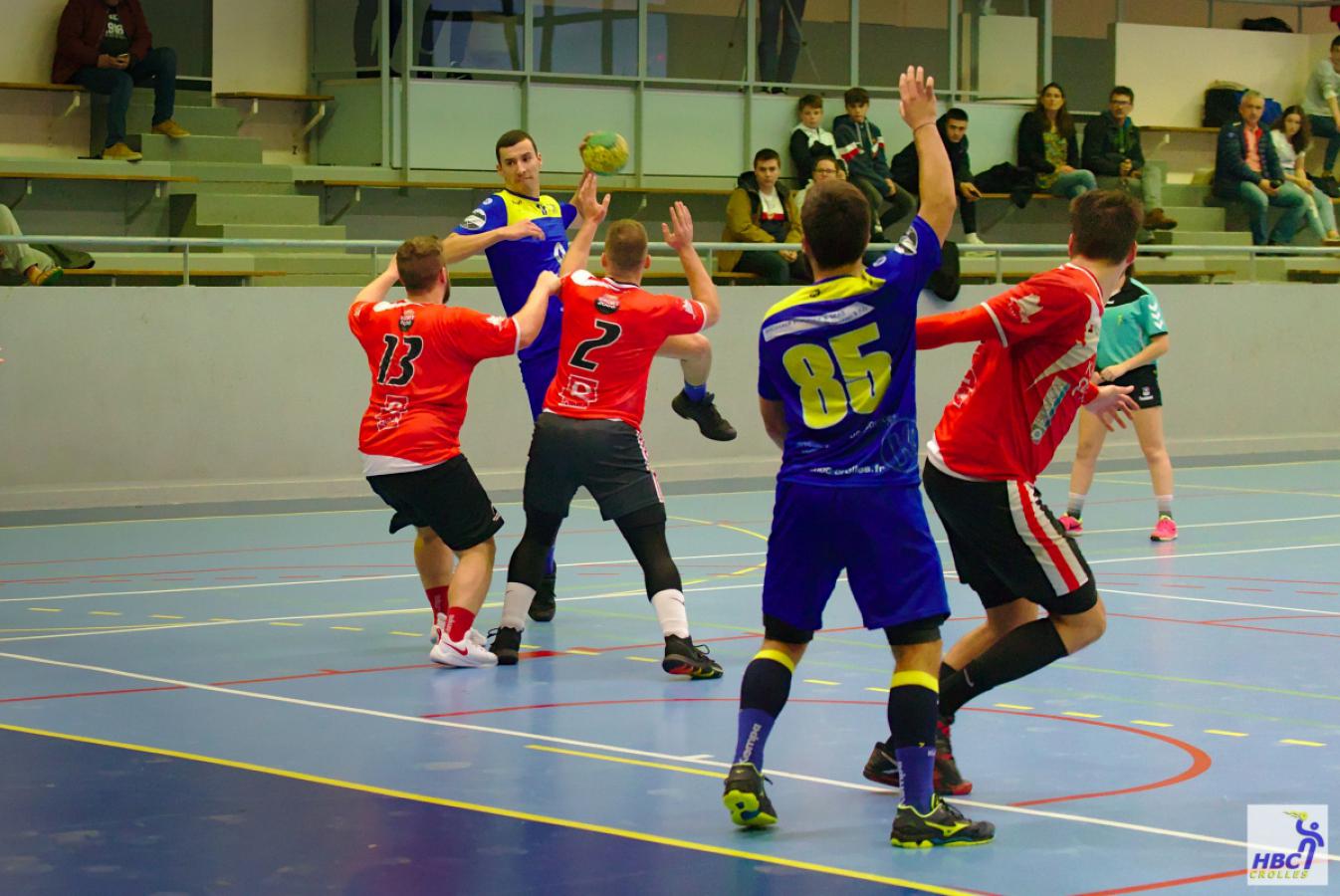 01/12/2019  HBC Crolles SM1 vs. Annecy Handball, Isère, Grésivaudan, Prénationale