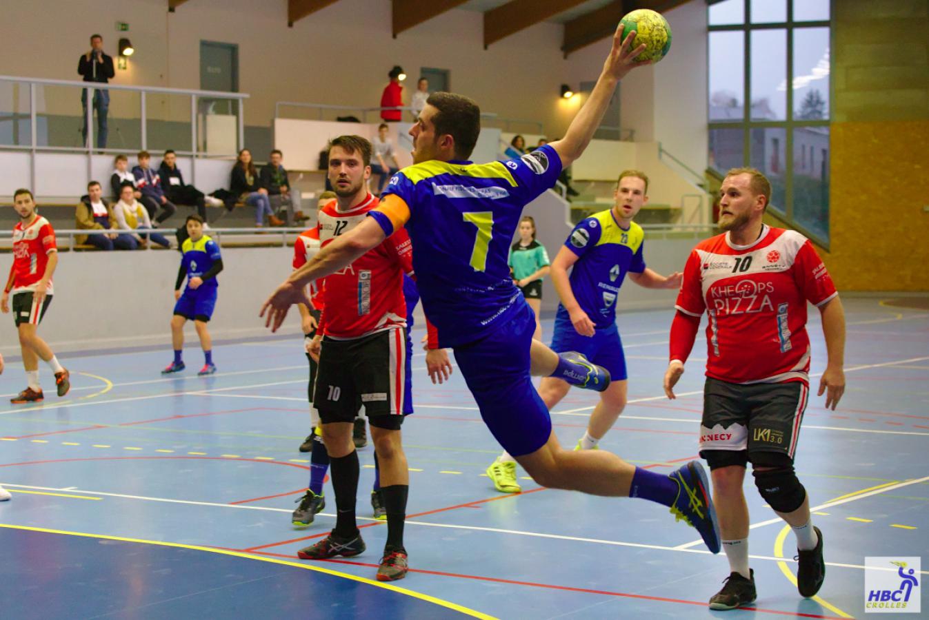01/12/2019  HBC Crolles SM1 vs. Annecy Handball, Isère, Grésivaudan, Prénationale
