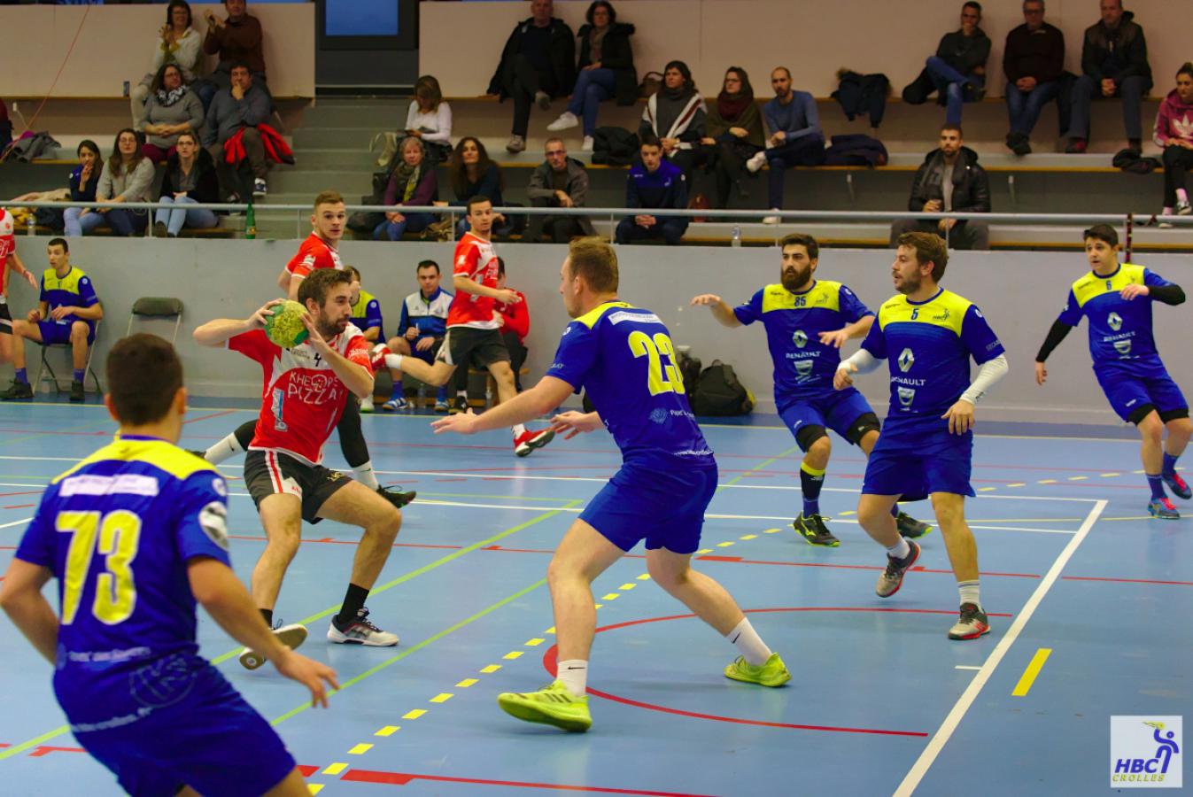 01/12/2019  HBC Crolles SM1 vs. Annecy Handball, Isère, Grésivaudan, Prénationale