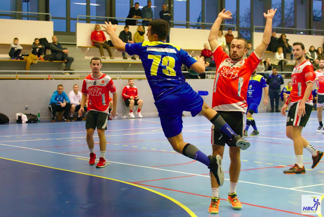 01/12/2019  HBC Crolles SM1 vs. Annecy Handball, Isère, Grésivaudan, Prénationale
