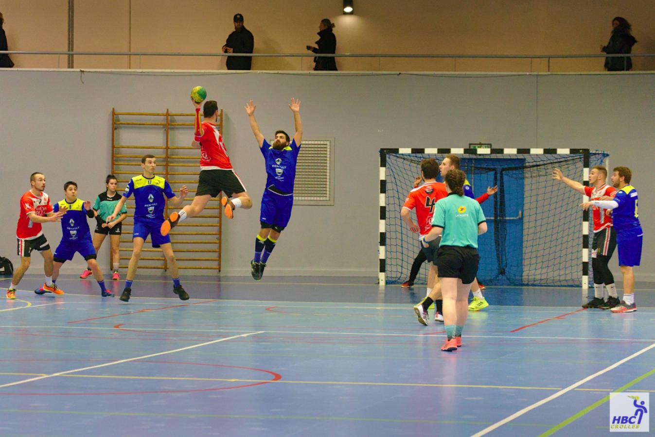 01/12/2019  HBC Crolles SM1 vs. Annecy Handball, Isère, Grésivaudan, Prénationale