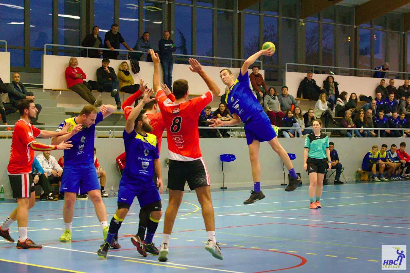 01/12/2019  HBC Crolles SM1 vs. Annecy Handball, Isère, Grésivaudan, Prénationale