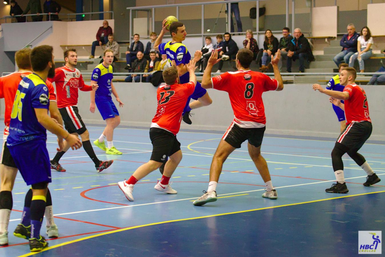01/12/2019  HBC Crolles SM1 vs. Annecy Handball, Isère, Grésivaudan, Prénationale