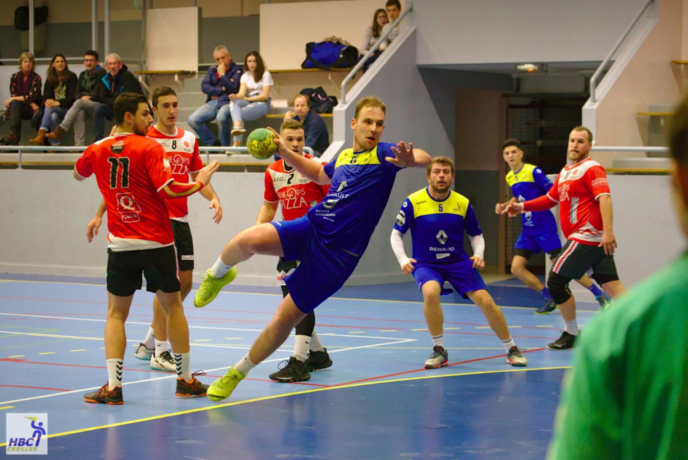 01/12/2019  HBC Crolles SM1 vs. Annecy Handball, Isère, Grésivaudan, Prénationale