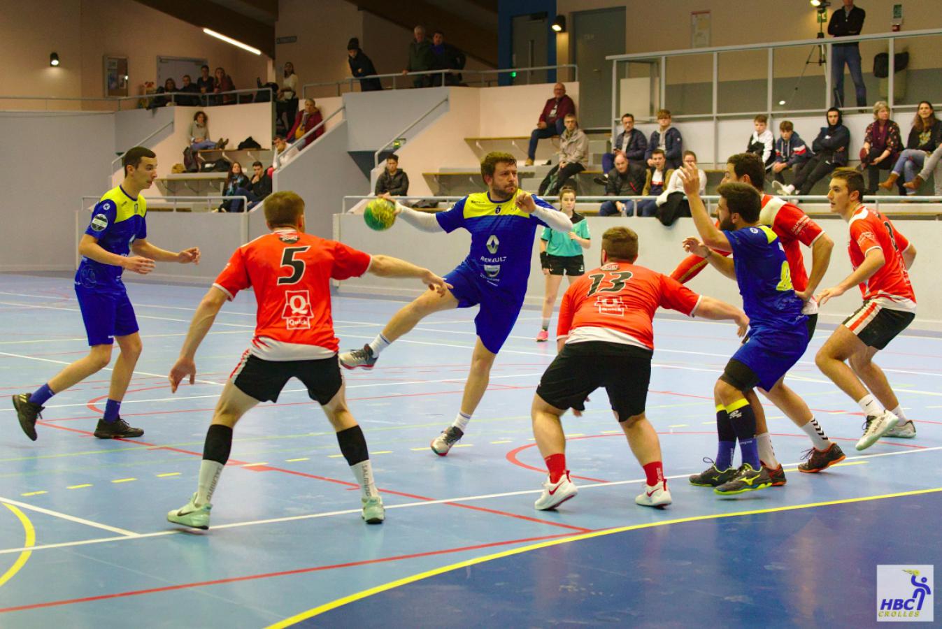 01/12/2019  HBC Crolles SM1 vs. Annecy Handball, Isère, Grésivaudan, Prénationale