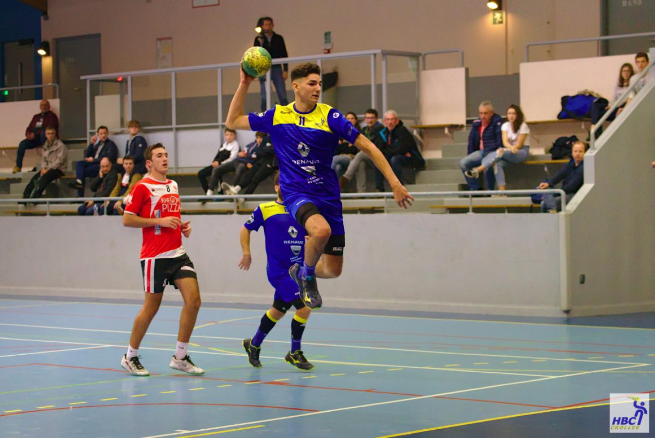 01/12/2019  HBC Crolles SM1 vs. Annecy Handball, Isère, Grésivaudan, Prénationale