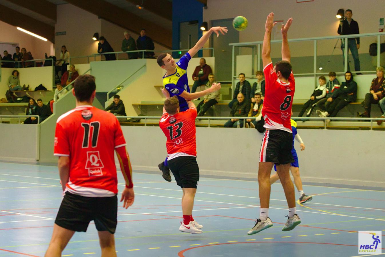 01/12/2019  HBC Crolles SM1 vs. Annecy Handball, Isère, Grésivaudan, Prénationale