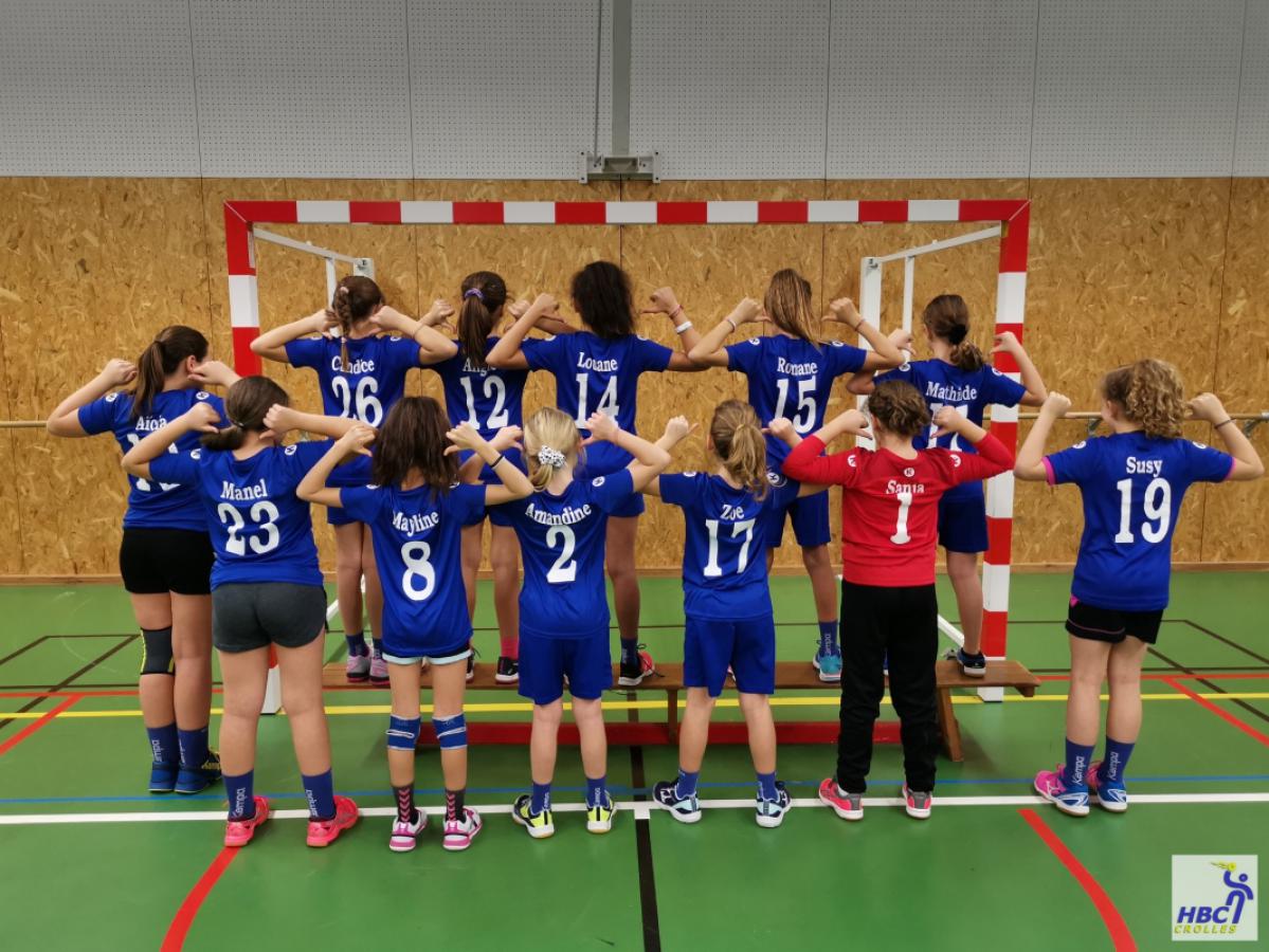 HBC Crolles - Nouvelle collection de maillots pour nos 11F