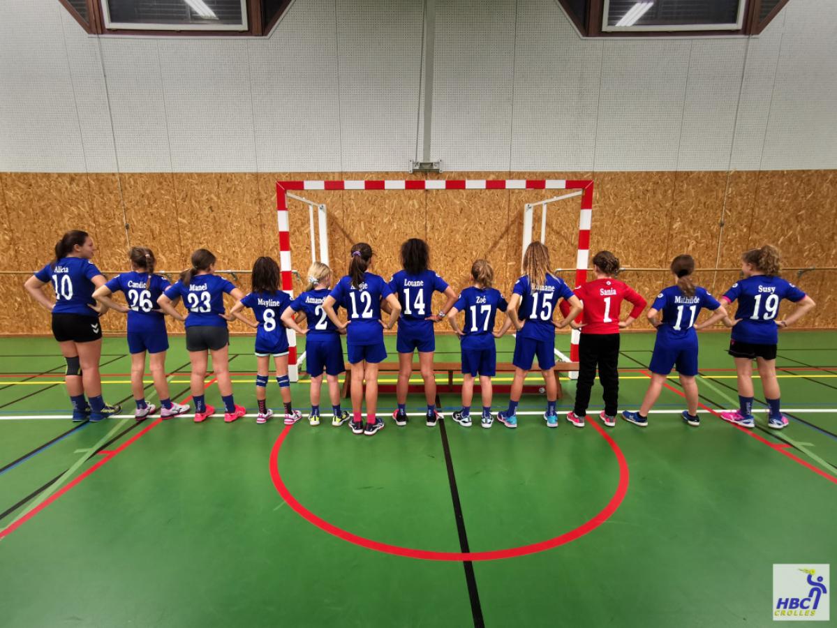 HBC Crolles - Nouvelle collection de maillots pour nos 11F