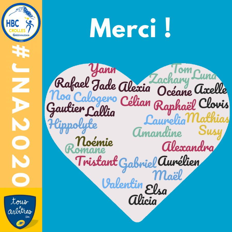 Journées Nationales de l'Arbitrage 2020 - HBC Crolles Grésivaudan