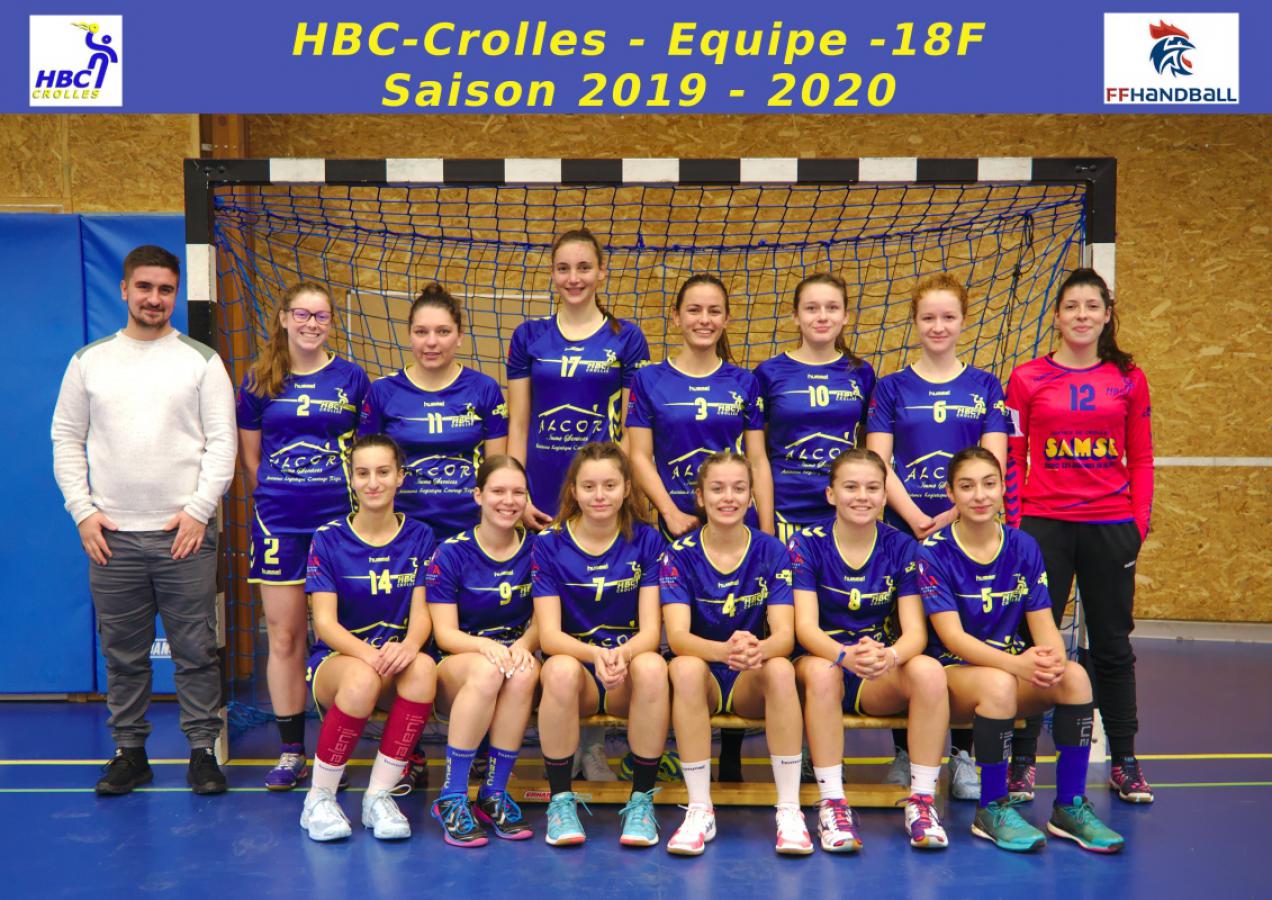 HBC Crolles - Equipe 18F - Saison 2019-2020
