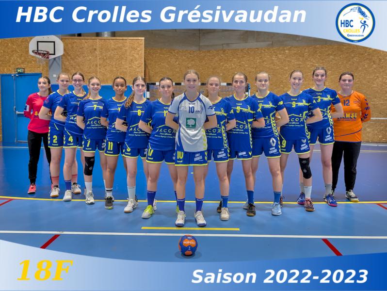HBC Crolles Grésivaudan - Saison 2022-2023 - 18F