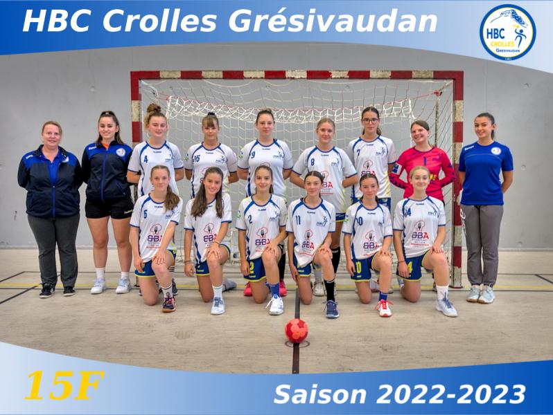 HBC Crolles Grésivaudan - Saison 2022-2023 - Equipe 15F