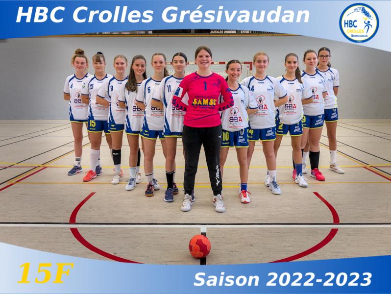 HBC Crolles Grésivaudan - Saison 2022-2023 - Equipe 15F
